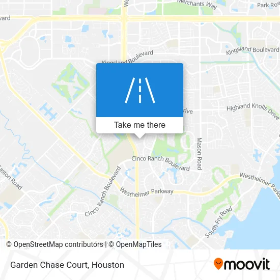 Garden Chase Court map