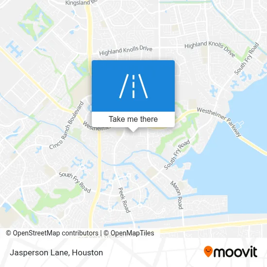 Jasperson Lane map