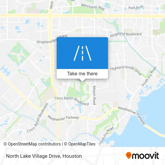 North Lake Village Drive map