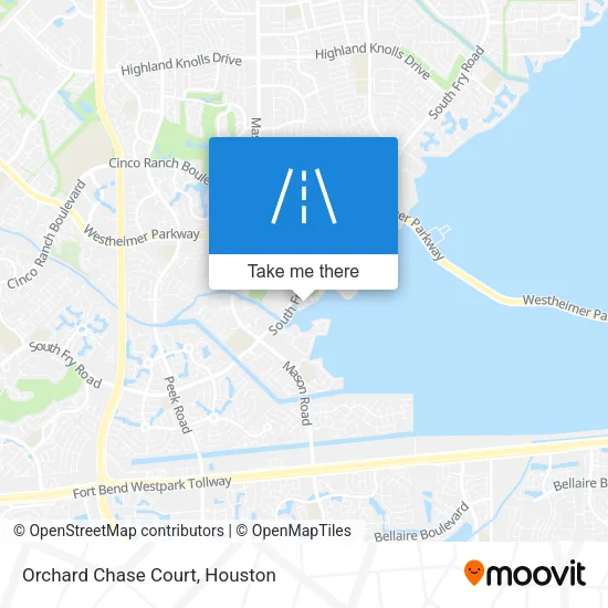 Orchard Chase Court map