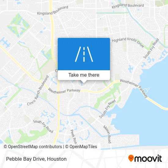 Pebble Bay Drive map