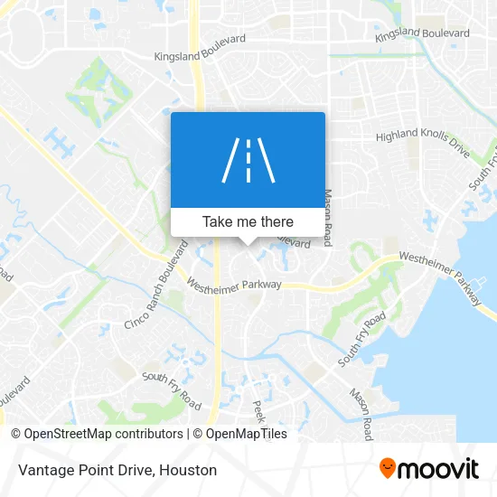 Vantage Point Drive map