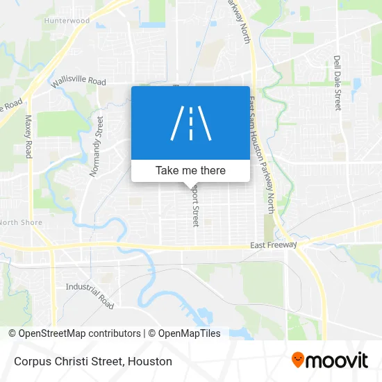 Corpus Christi Street map