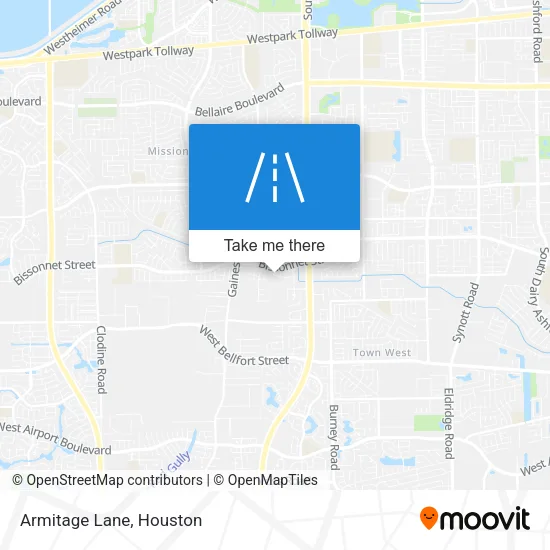 Armitage Lane map