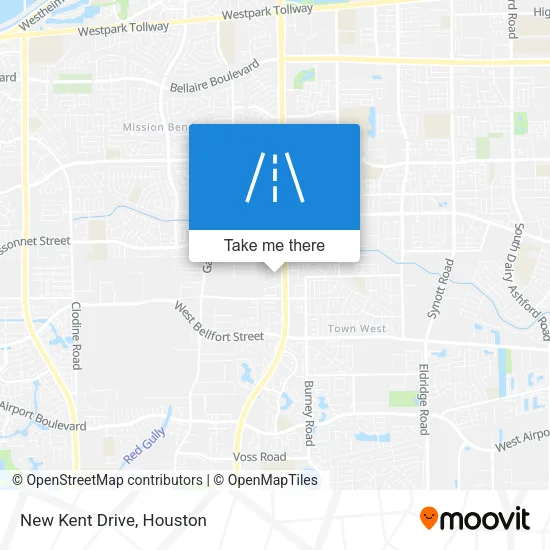 New Kent Drive map