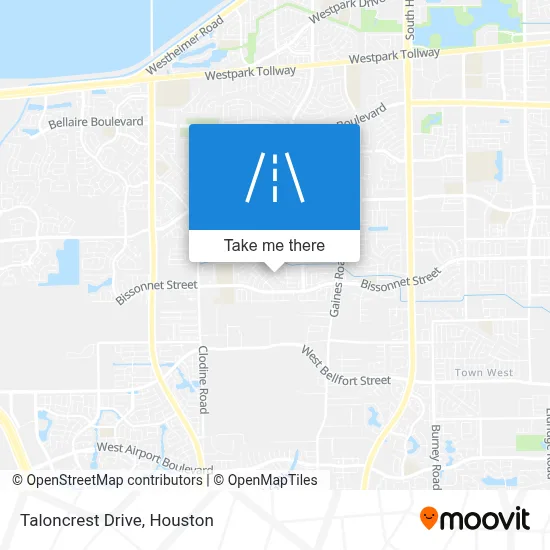 Taloncrest Drive map