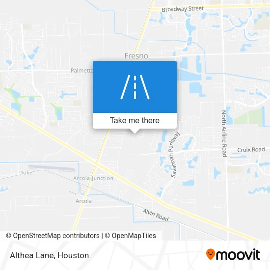Althea Lane map