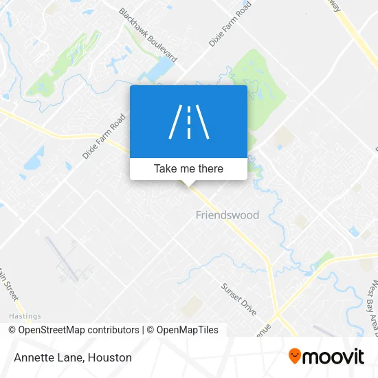 Annette Lane map
