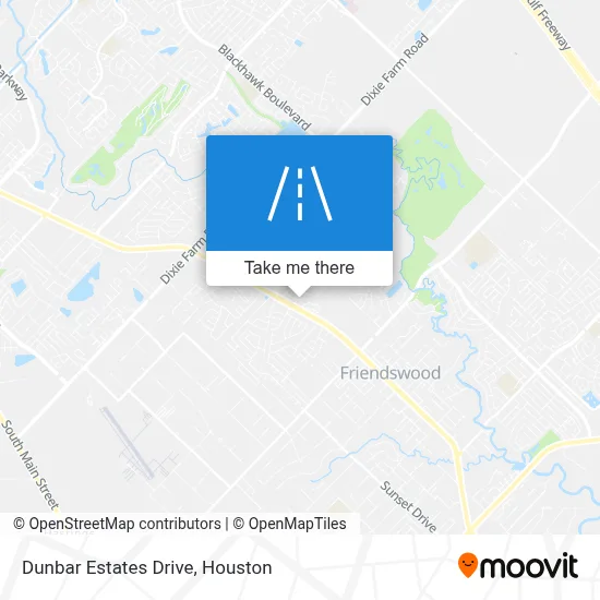 Dunbar Estates Drive map