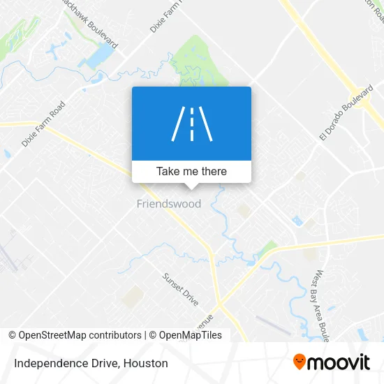 Independence Drive map