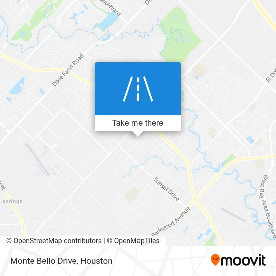 Monte Bello Drive map