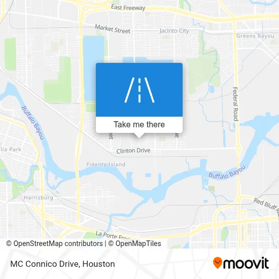 MC Connico Drive map