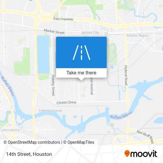 14th Street map