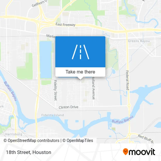 18th Street map