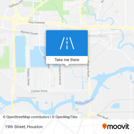 19th Street map