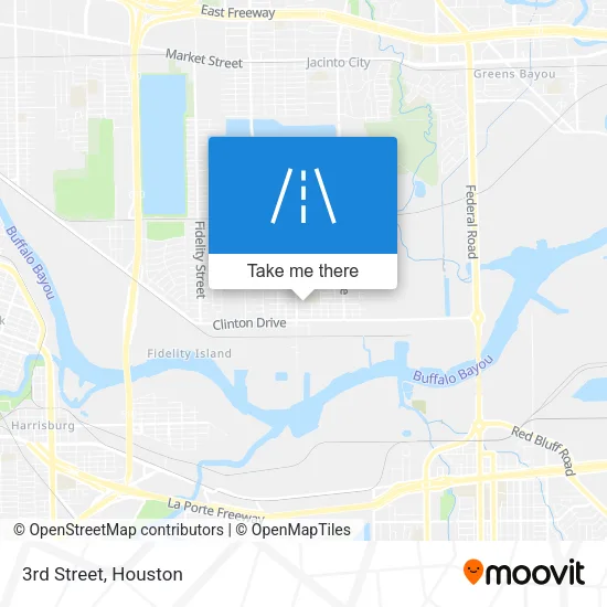 3rd Street map
