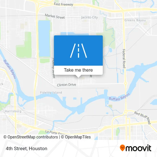 4th Street map