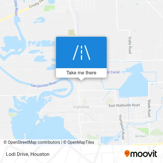 Lodi Drive map