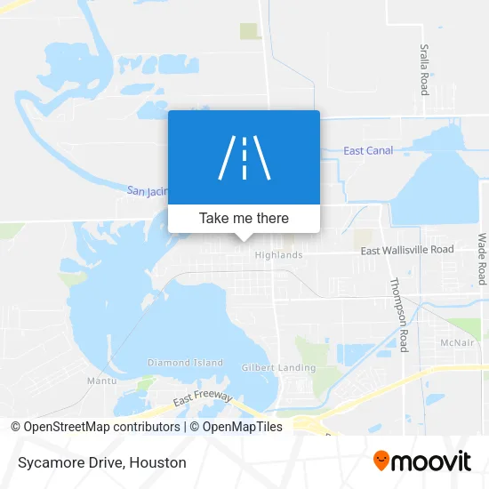 Sycamore Drive map