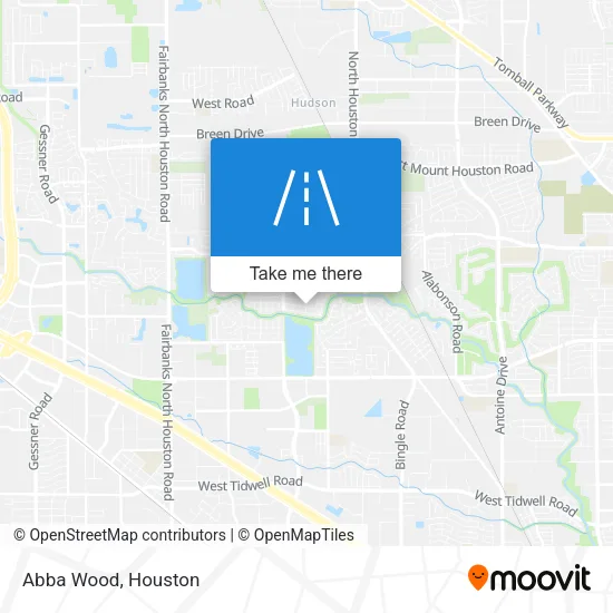 Abba Wood map