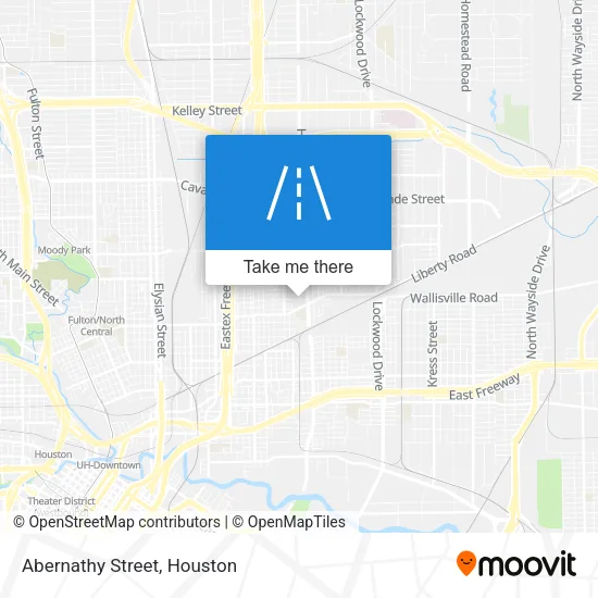Abernathy Street map