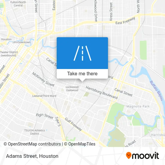Adams Street map