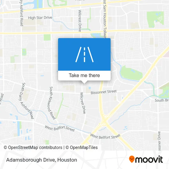 Adamsborough Drive map
