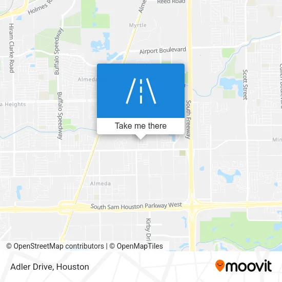Adler Drive map