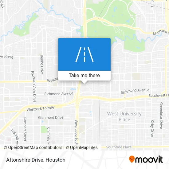 Aftonshire Drive map