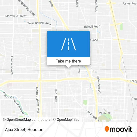 Ajax Street map