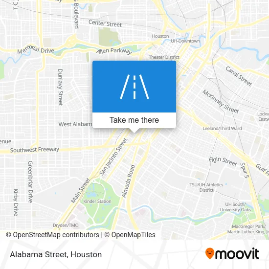 Alabama Street map