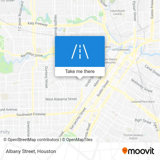Albany Street map