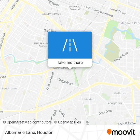 Albemarle Lane map