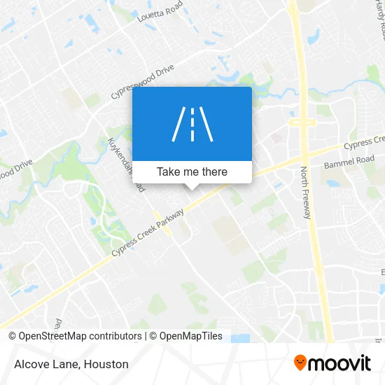 Alcove Lane map