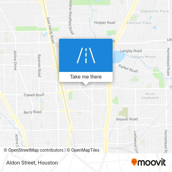 Aldon Street map