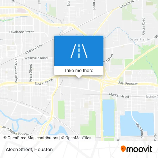 Aleen Street map