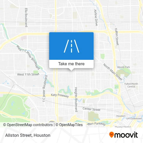 Allston Street map