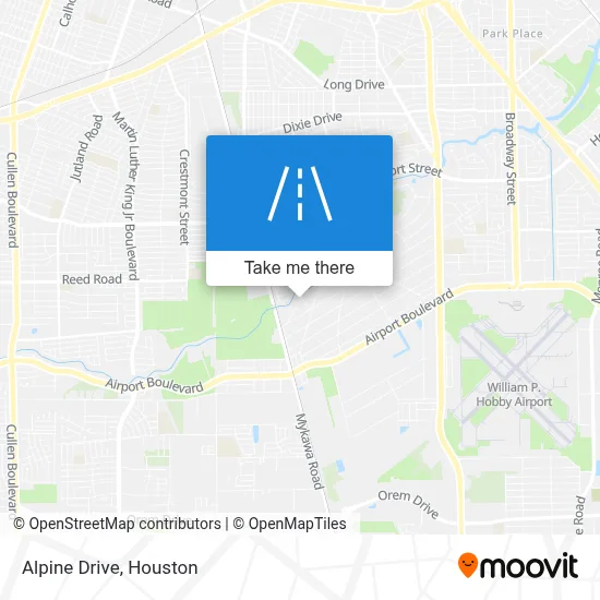 Alpine Drive map