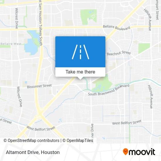 Altamont Drive map