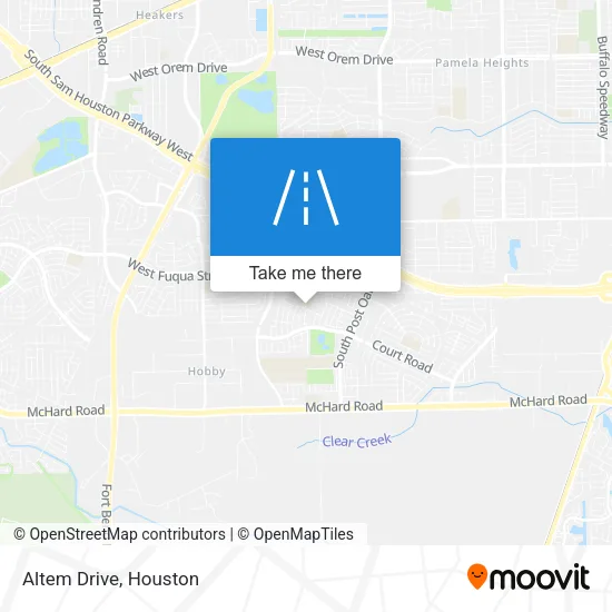 Altem Drive map