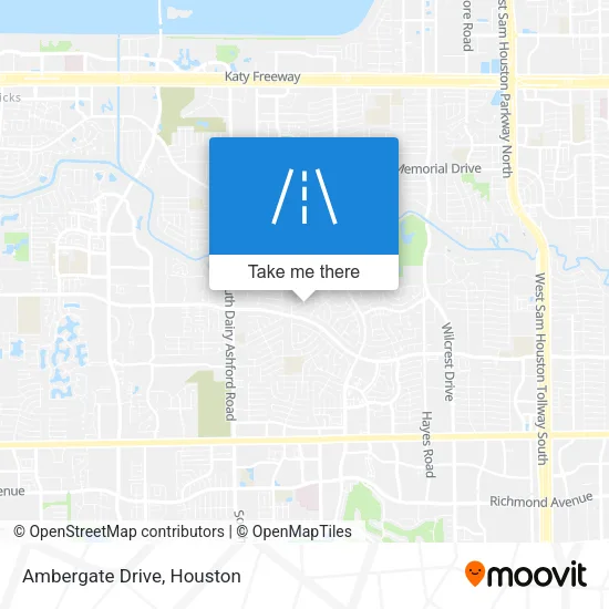 Ambergate Drive map