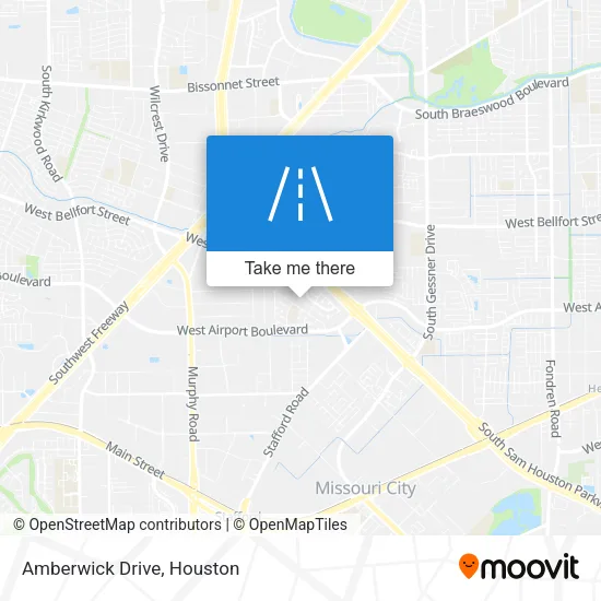 Amberwick Drive map