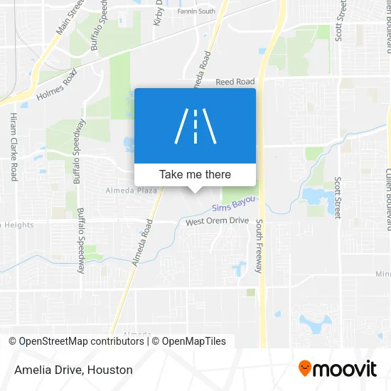 Amelia Drive map