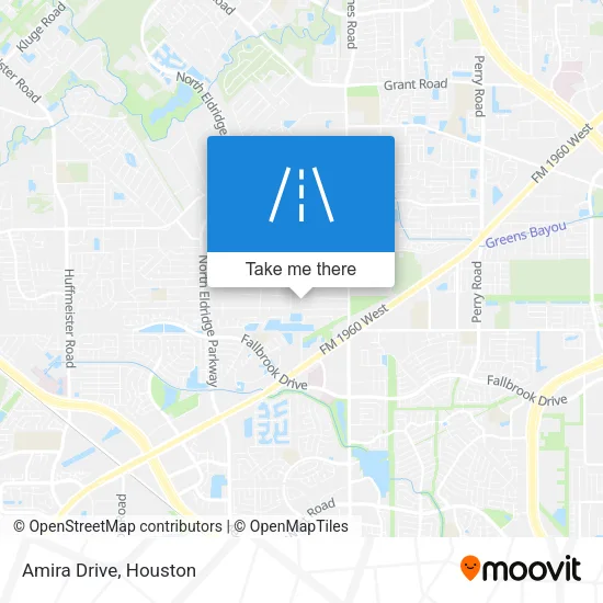 Amira Drive map