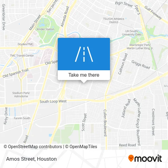 Amos Street map