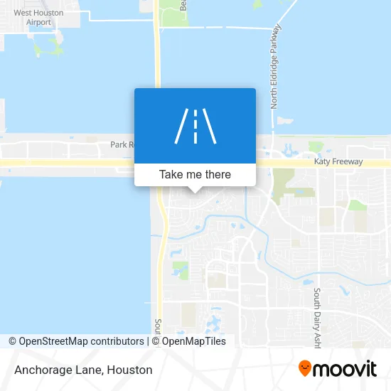 Anchorage Lane map