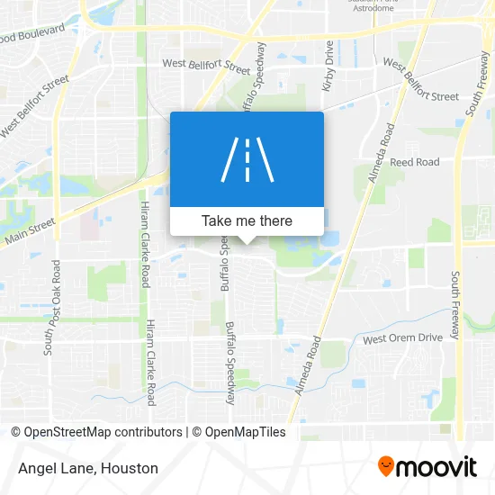 Angel Lane map