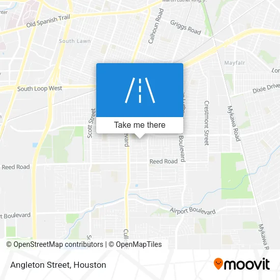 Angleton Street map