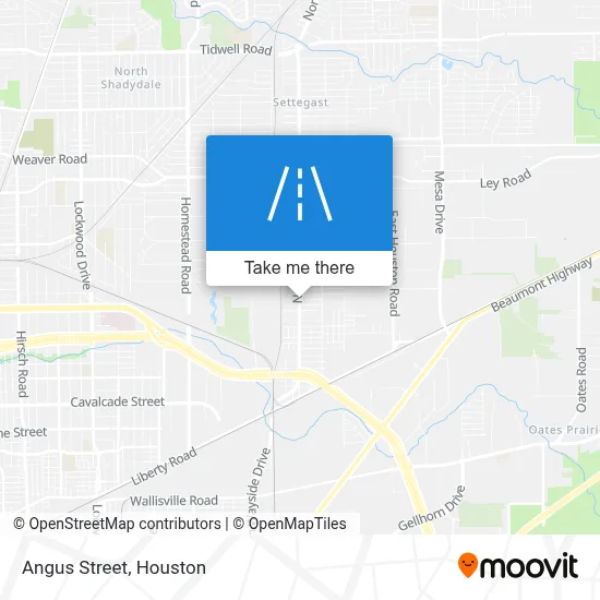 Angus Street map