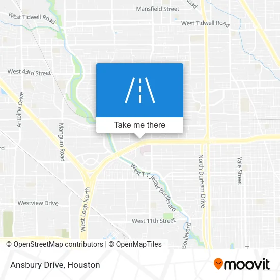 Ansbury Drive map